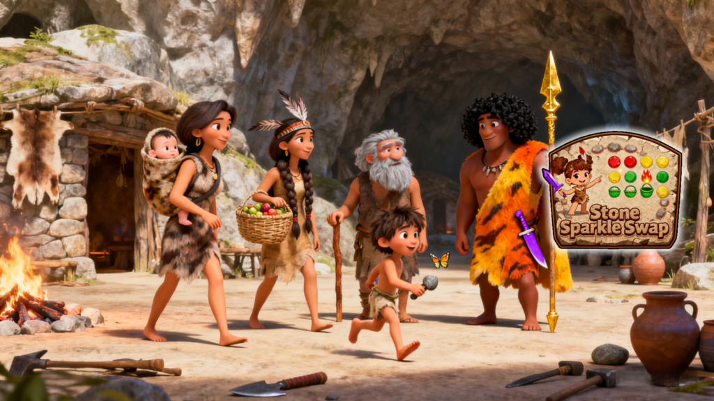 Stone Sparkle Swap: Match 3 Puzzle Game screenshot